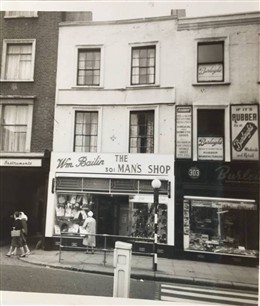Photo:My father's shop at 301 Edgware Road